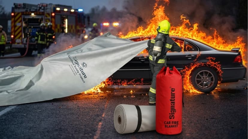 Signature Car Fire Blanket
