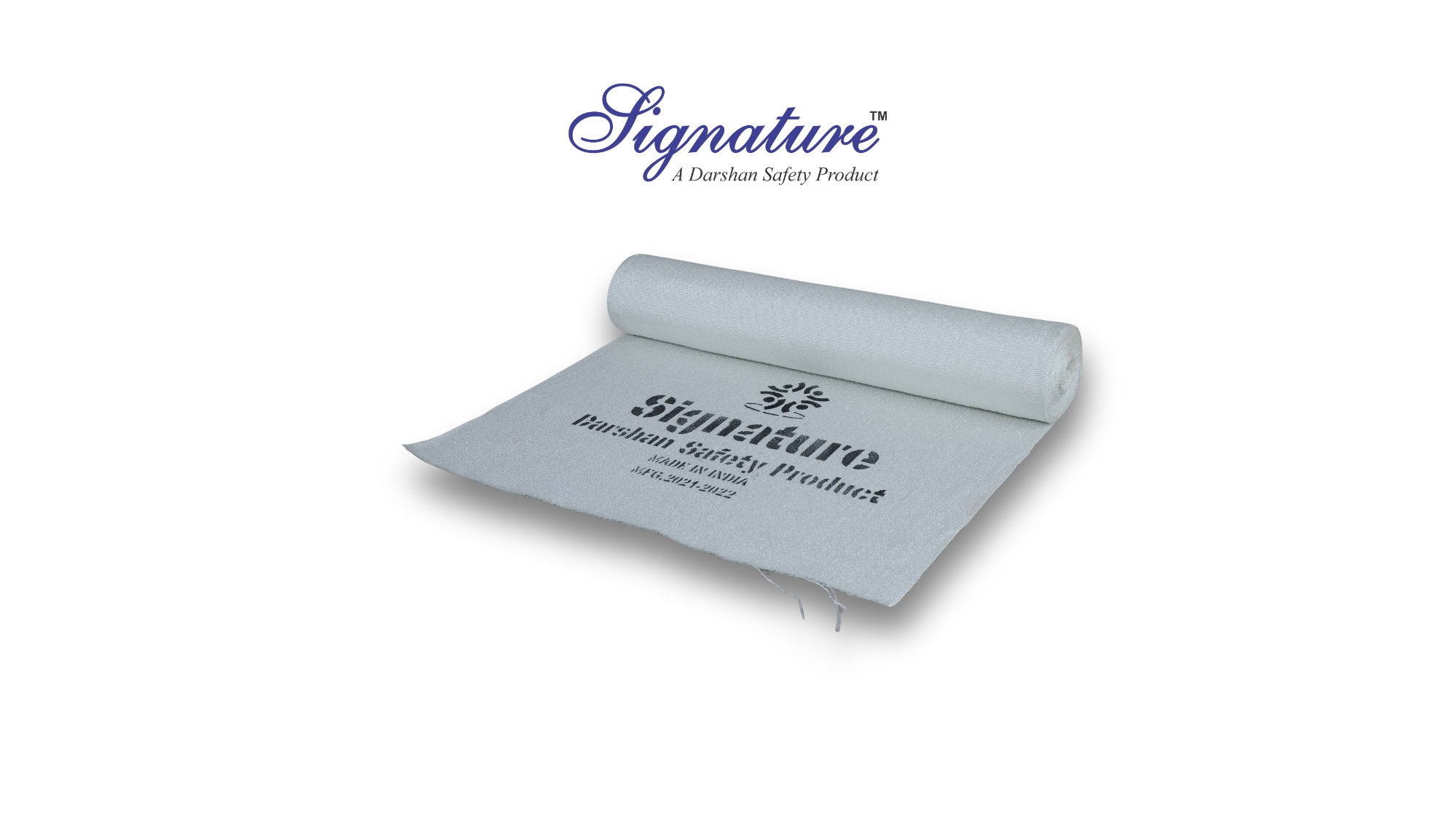 Industrial fiberglass fabric roll with woven texture and heat-resistant textile material displayed in warehouse, suitable for insulation applications in Bhubaneswar.