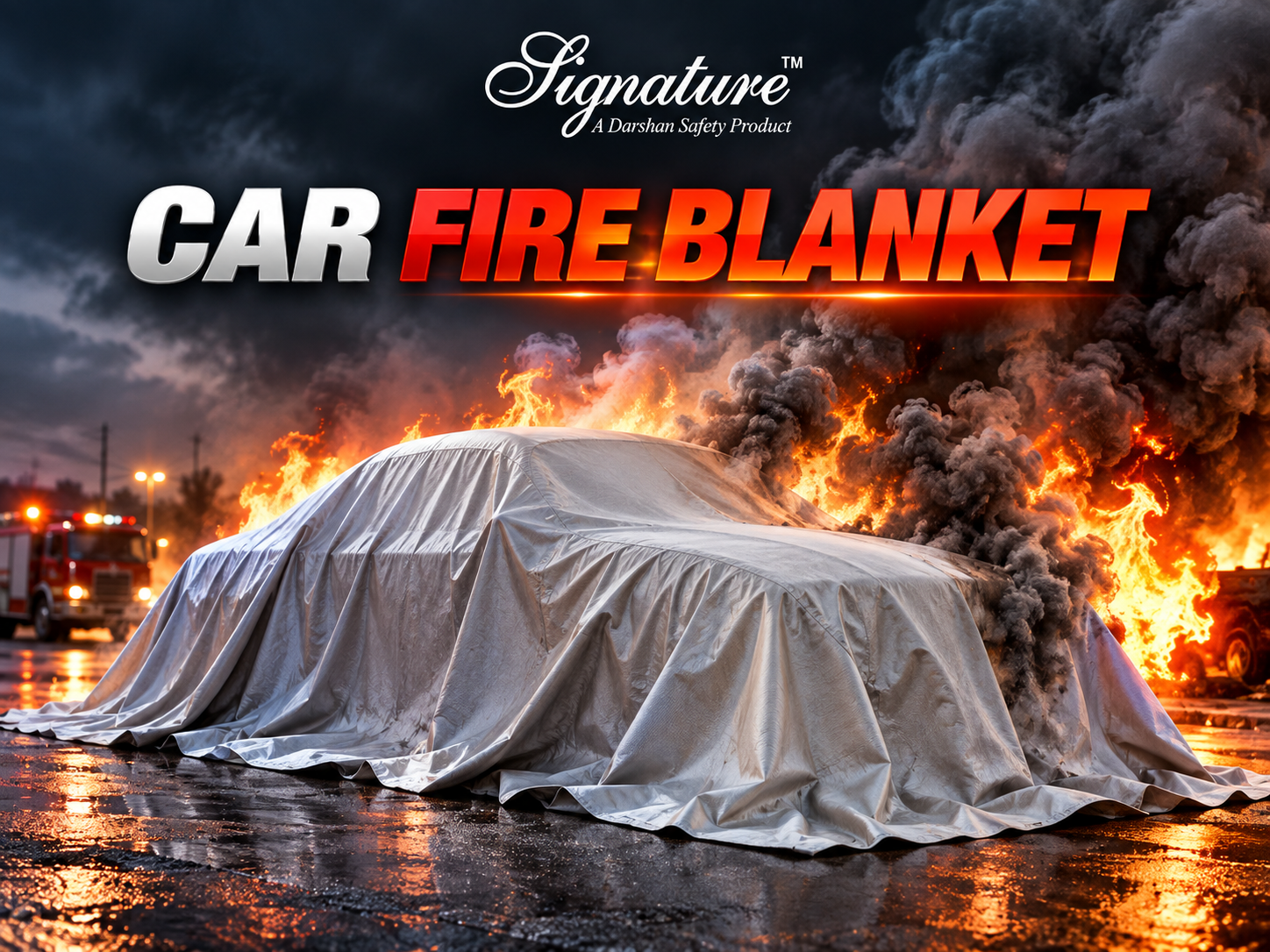 vehicle fire blanket emergency car protection in All india