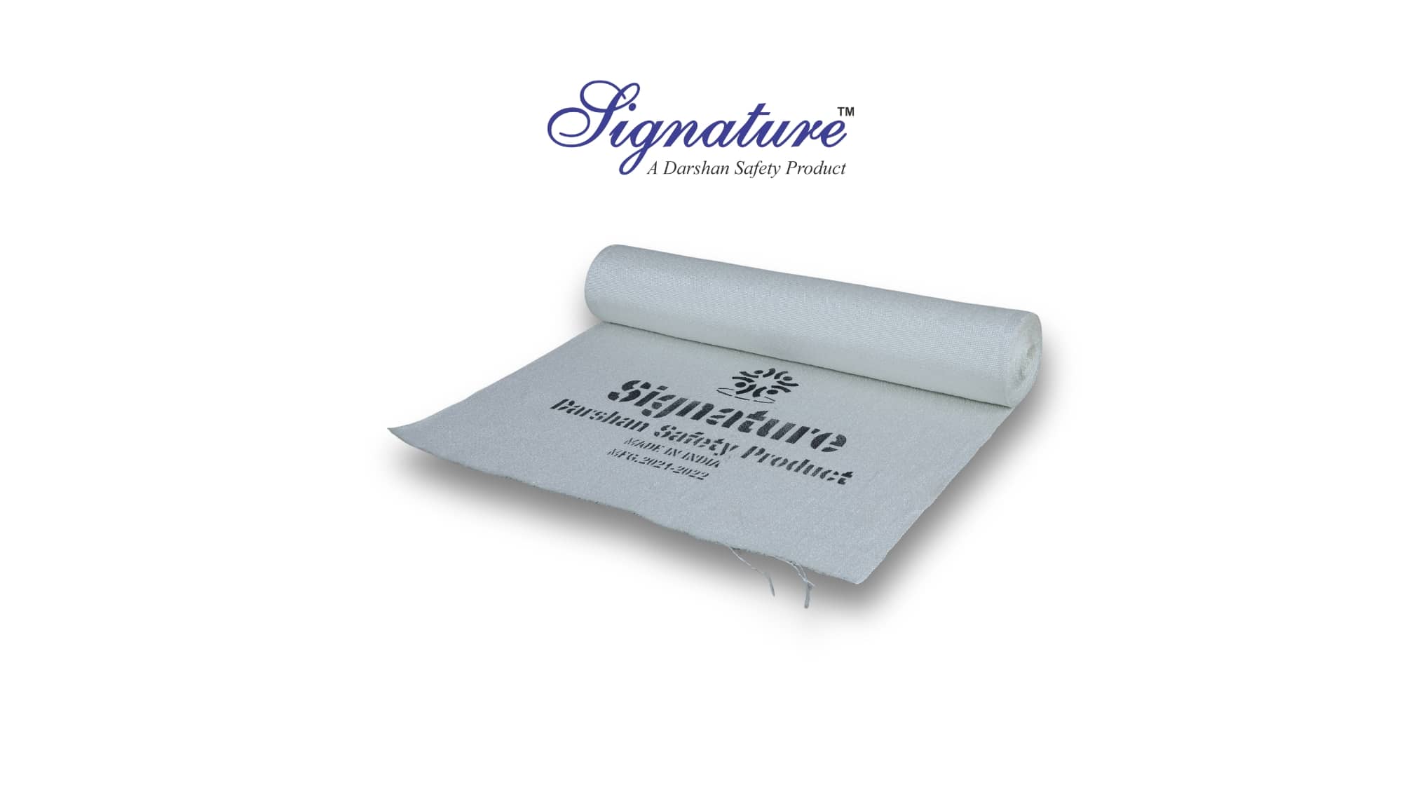 Signature Fiberglass Fabric roll used for fire protection and high temperature insulation in Ludhiana industries