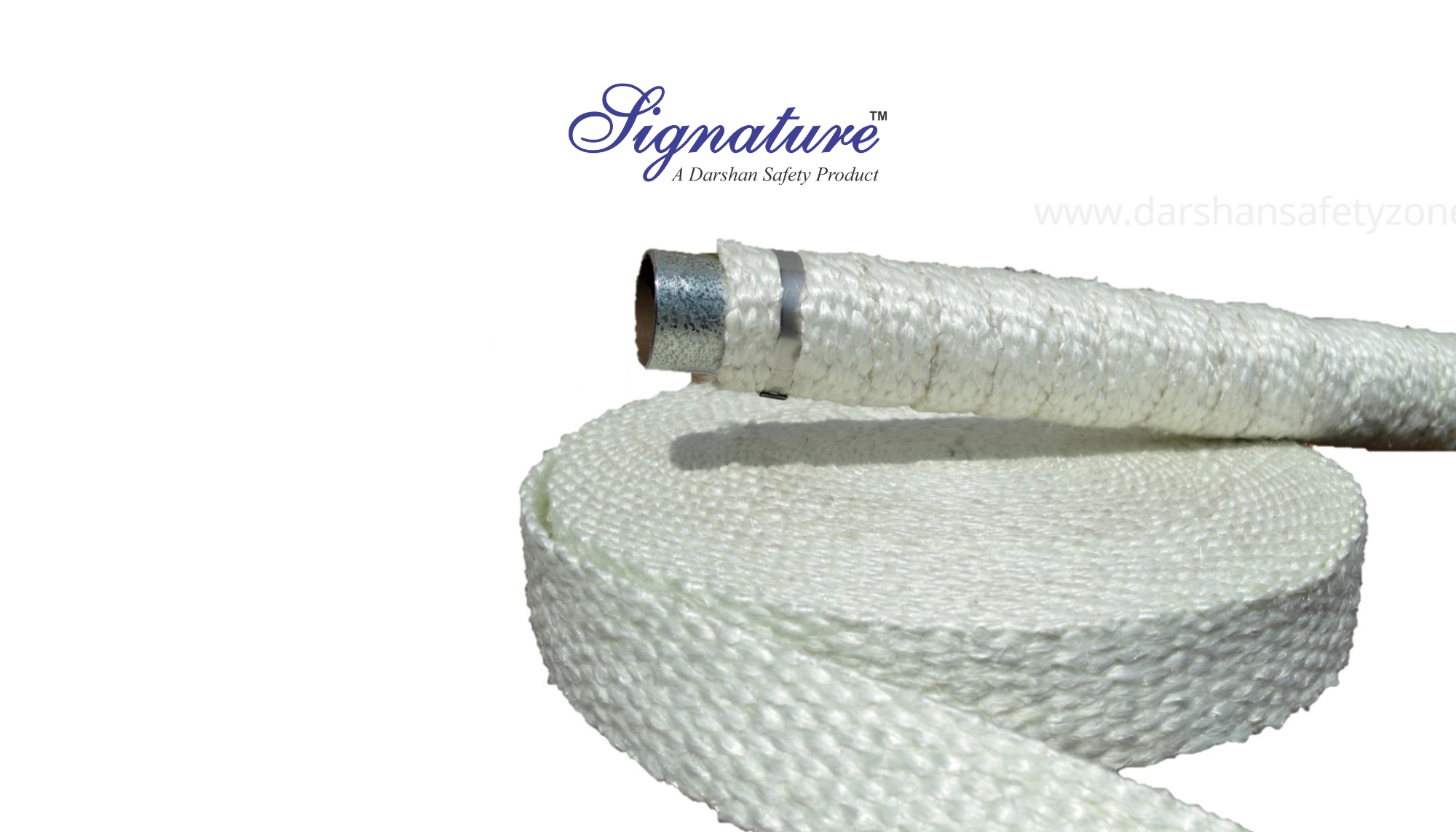 Heat resistant fiberglass tape for industrial thermal insulation