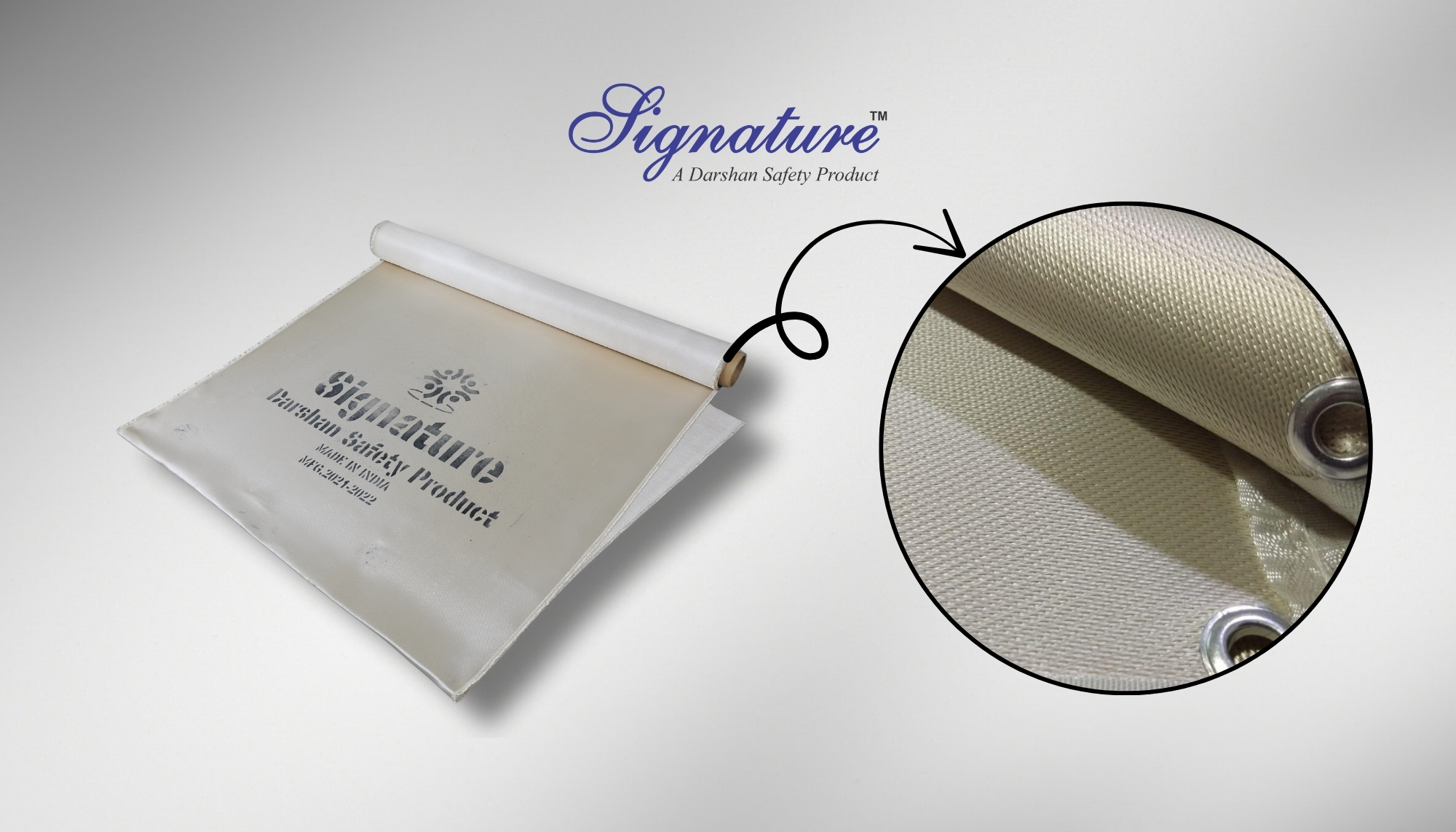 Signature High Silica Fabric Heat Resistant Cloth