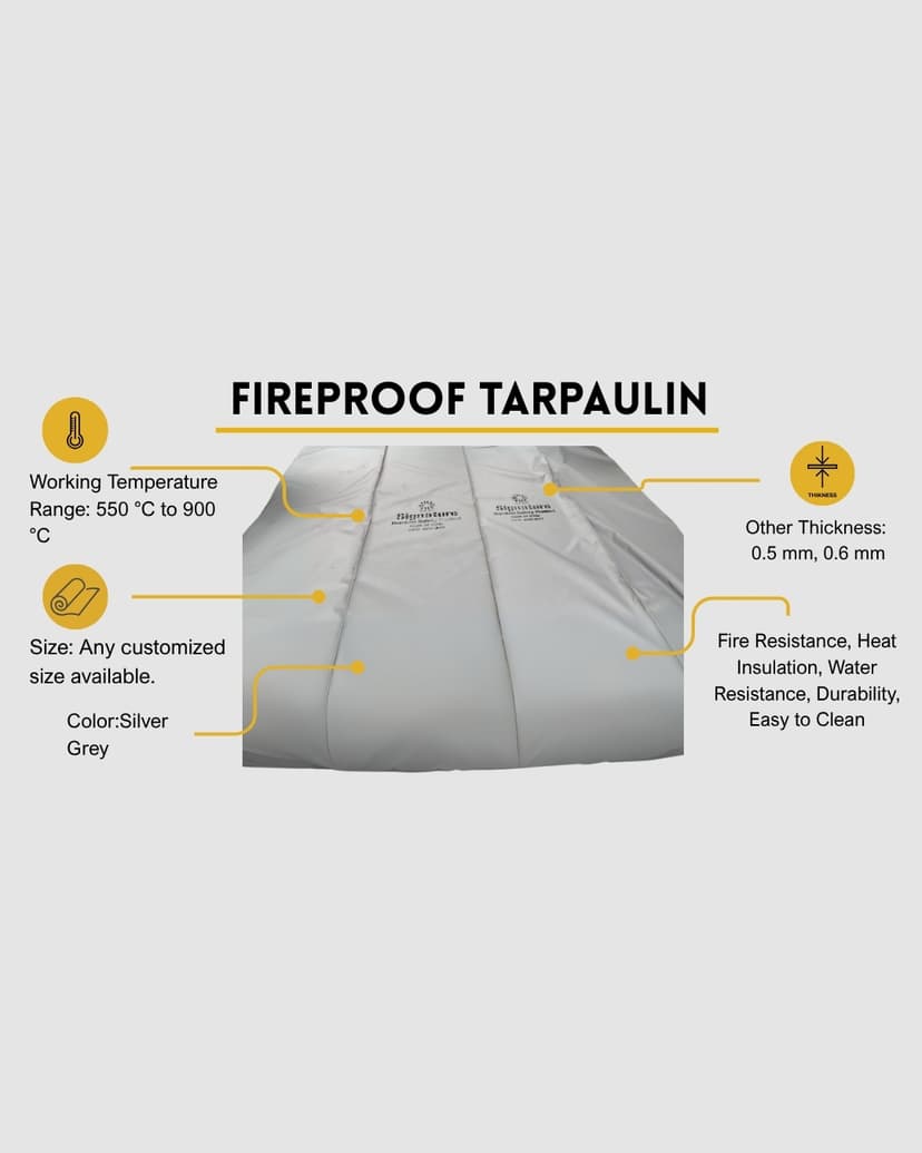 Darshan Safety Zone | Signature Fireproof Tarpaulin in Jhansi: Reliable ...